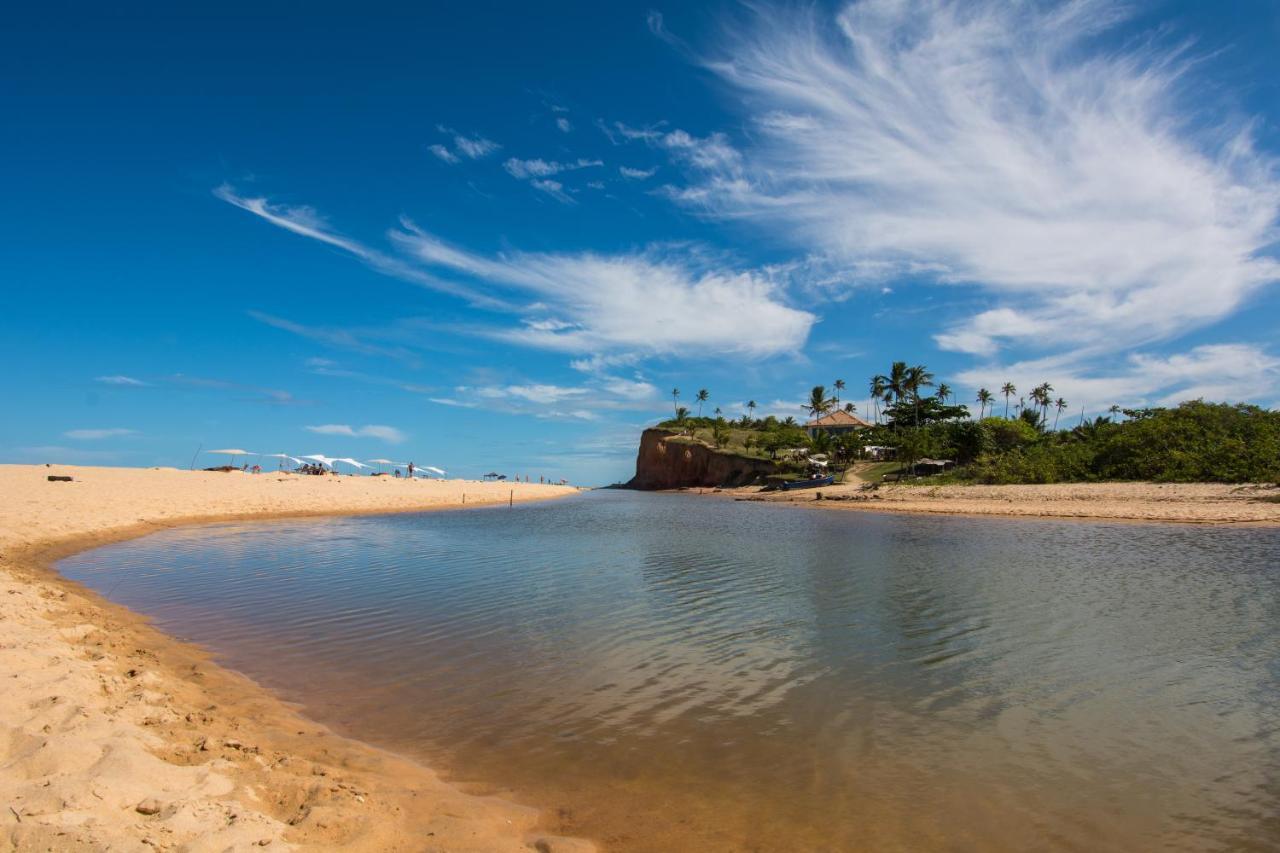 Paraiso Azul Com Vistas Maravilhosas Cumuruxatiba Buitenkant foto