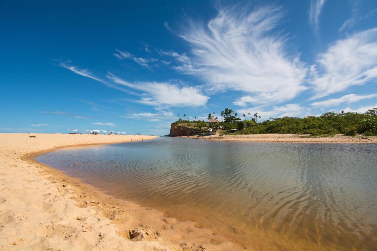 Paraiso Azul Com Vistas Maravilhosas Cumuruxatiba Buitenkant foto