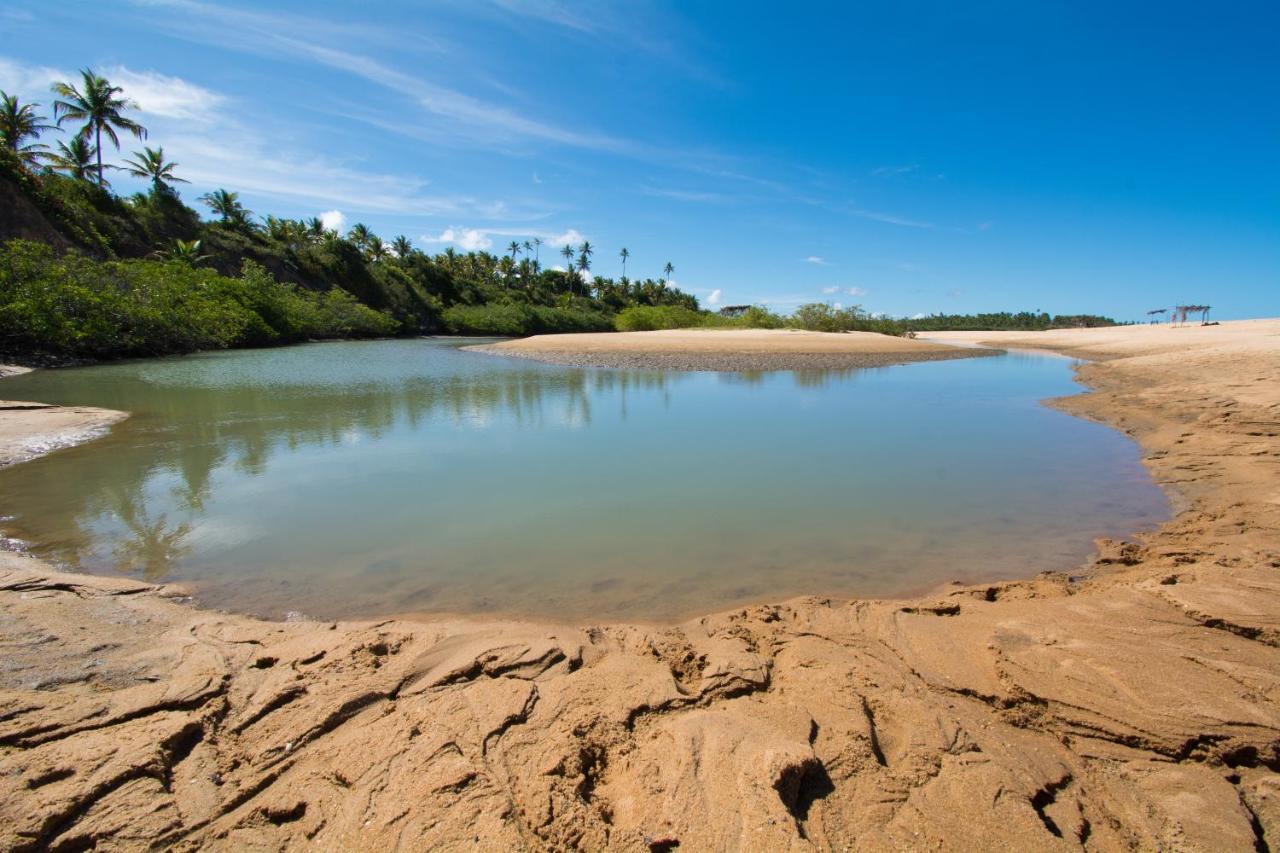 Paraiso Azul Com Vistas Maravilhosas Cumuruxatiba Buitenkant foto