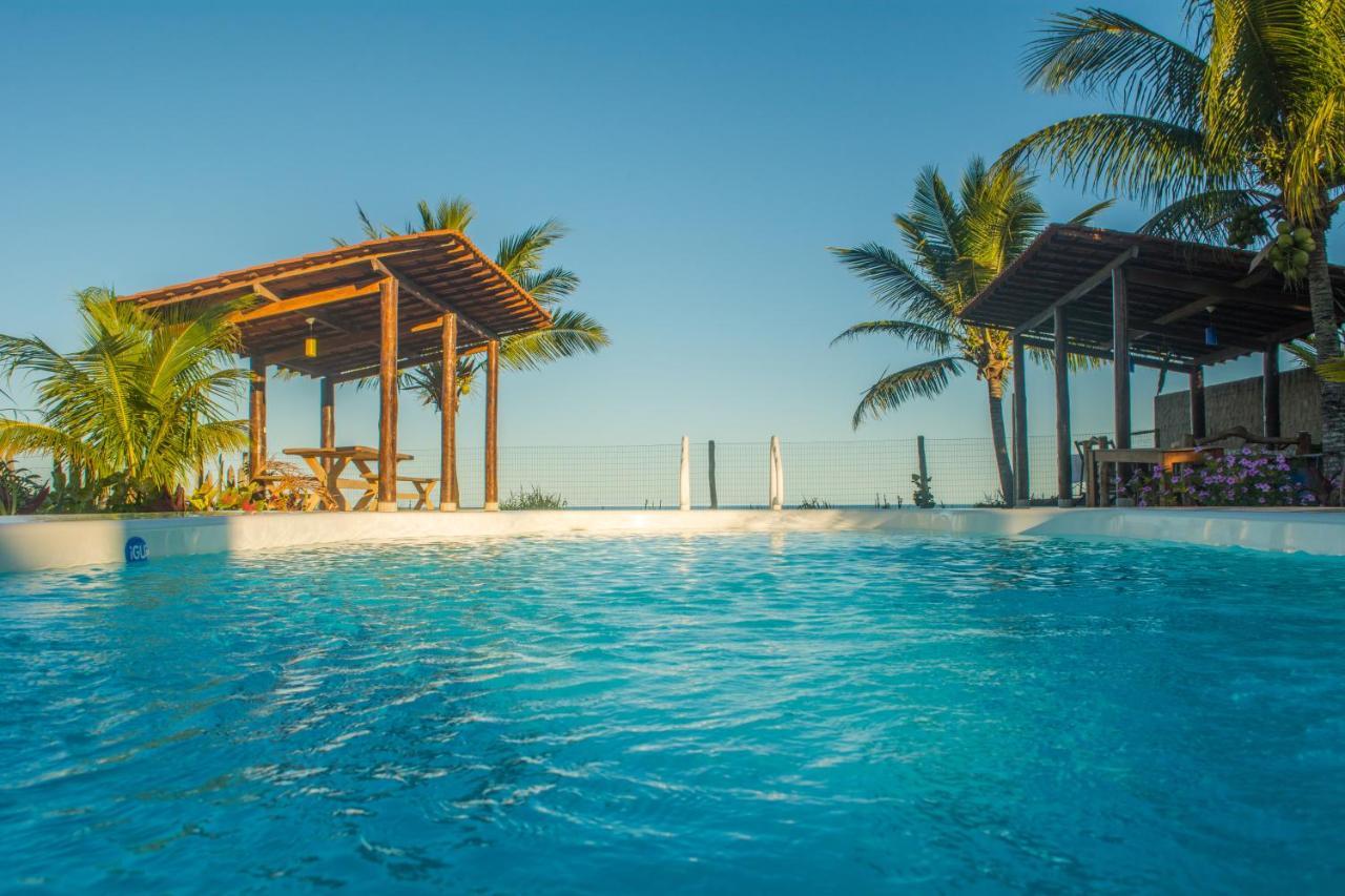 Paraiso Azul Com Vistas Maravilhosas Cumuruxatiba Buitenkant foto
